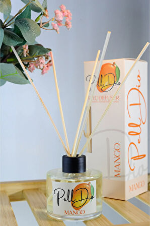 Mango Bambu Çubuklu Ortam Ev Oda Salon Koku Kokusu Ve Oda Parfümü 120 ml
