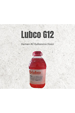 G 12 Kırmızı Organik Antifriz 3 L -15c Kullanıma Direkt Hazır Antifriz