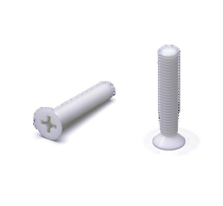M6 Yhb Polyamid Plastik Vida (25 Li Paket) M6X10