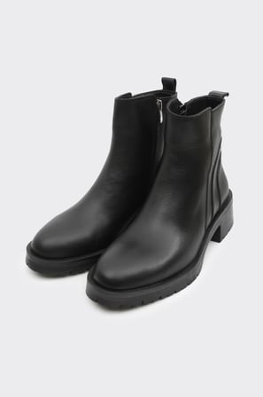 Hakiki Deri Comfort Taban Kadın Bot 