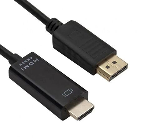 DP & HDMI 4K Ultra HD Displayport To Hdmi Kablo 1.8 Metre Altın Uç