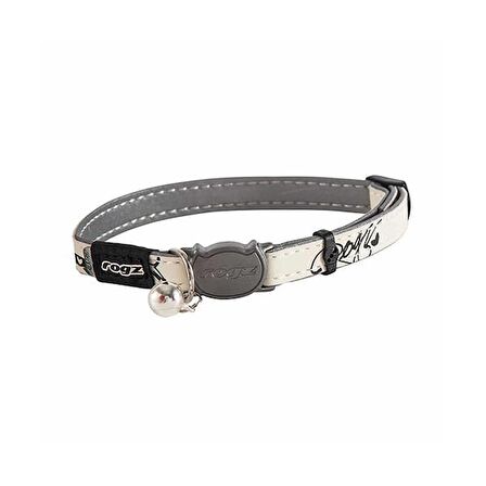 Rogz Catz GlowCat Halsband Karışık Desenli Çıngıraklı Kedi Boyun Tasması Small 1.1x20-31 Cm