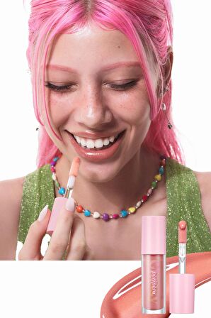 Dudaklara Dolgun, Pürüzsüz Işıltı Sunan Gloss Peripera Ink Glasting Lip Gloss (7 So What)