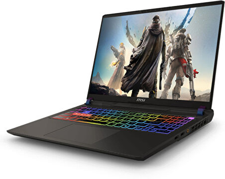Msı Vector 16 Intel Core Ultra 9 275HX 24GB 1tb SSD RTX5080 16GB Tdp 175W Gddr7 Freedos 16" Qhd+ 240Hz Taşınabilir Bilgisayar A2XWIG090XTRF07 + Zetta Çanta