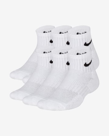 Nike SX6912-100 Everyday Destekli Bilek Çocuk Çorapları (6 Çift)