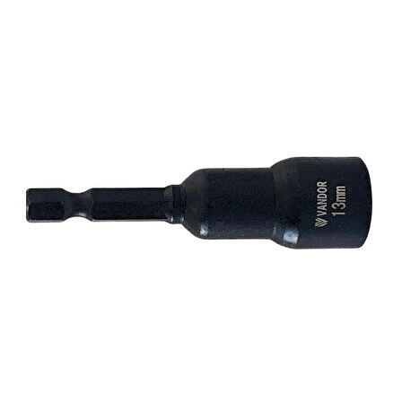 Vosco Manyetik Somun Tutucu Adaptör Pipo (Lokma-Çatı Vida Adaptörü) 13*65 mm ( 1 ADET )