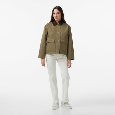 Nautica Kadın Yeşil Regular Fit Ceket
