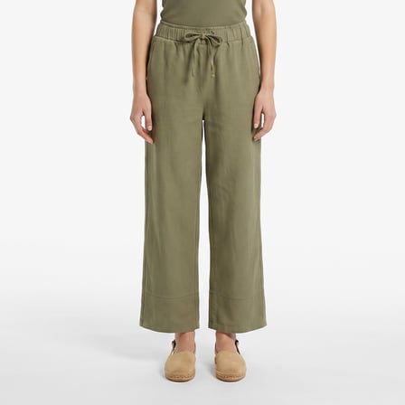 Nautica Kadın Yeşil Regular Fit Pantolon