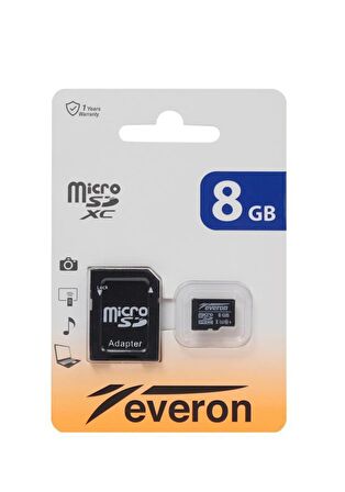 Everon 8GB Micro SD Hafıza Kartı Adaptörlü