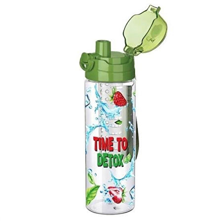 CT-STONES® Tutma Saplı Kilitli Kendiliğinden Süzgeçli Kolay Taşınabilir Detoks Sporcu Diyet Matarası