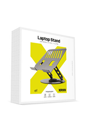 Karbon Çelik Metal Laptop Standı – Ayarlanabilir, Isı Dağıtımlı 11"-17" XR99
