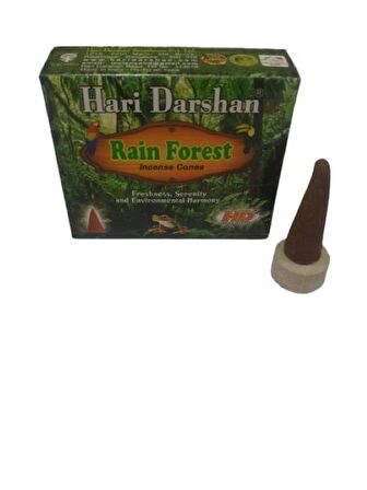 Hd Rain Forest&Yağmur Orman Kokusu Konik Tütsü 
