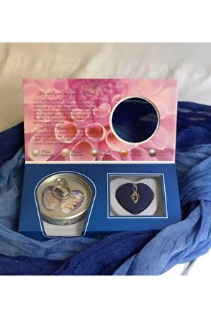 Sevgiliye Özel Hediye Istiridye Içinde Gerçek Inci Kolye Love Pearl