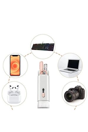 7 in 1 Çok Fonksiyonlu Bilgisayar, Laptop, Klavye, Telefon, Kulaklık Airpod Temizleyici Kit