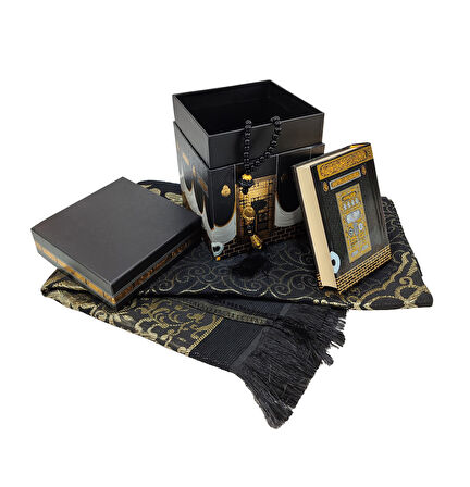 TAQWA 620 KABE KUTU SECCADE SET TESBİH CEP BOY KUR'AN HEDİYELİ