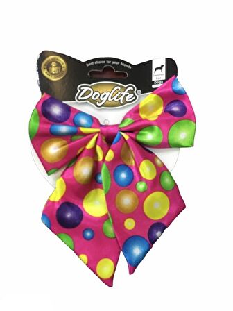 Doglife Köpekler İçin Papyon Gökkuşağı 12 cm