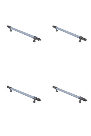 160mm 659 Model Mobilya Mutfak Çekmece Dolap Dolabı Kulpu Kulbu Kulpları 4 Adet Beyaz
