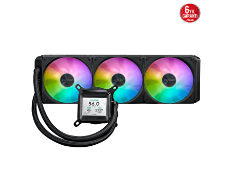 Asus LC 360 ARGB LCD 360mm Intel-AMD Uyumlu Sıvı Soğutucu