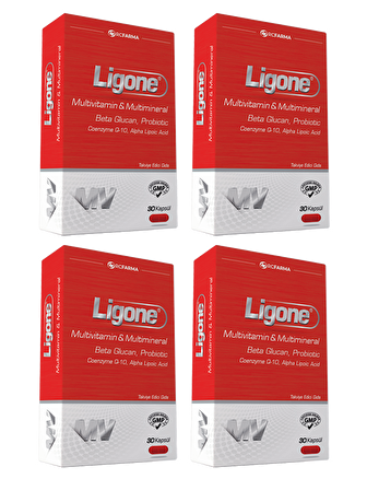  LİGONE BETA GLUCAN  30 KAPSÜL 4X