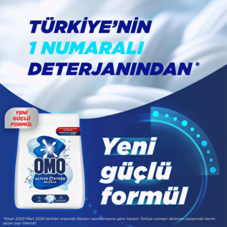 Omo Active Oxygen Beyazlar için 6 kg Toz Deterjan