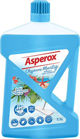 Asperox Yüzey Temizleyici Okyanus Maviliği Sedir & Sardunya Paçuli 2,5 Lt