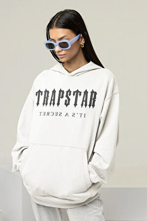 Trapstar Its A Secret Yazılı Unisex Oversize Hoodie