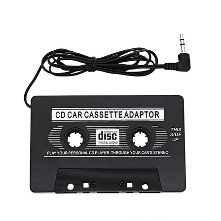 OTO Kaset Adaptörü AUX Araç Teyp Kaset Dönüştürücü MP3 Telefon CD Uyumlu
