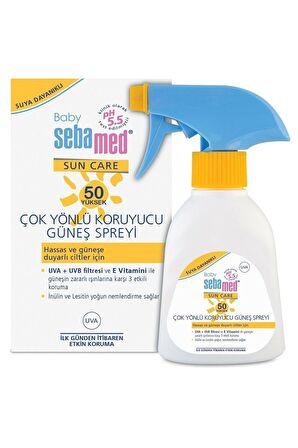 (sm8654) SEBAMED BABYSUN+50 SPRAY 200 ML-EKSEN KOZ. SM176 