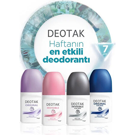 DEOTAK ORIGINAL FOR MEN ROLL-ON DEO 35ML  - EKSEN KOZ. OMG1820 