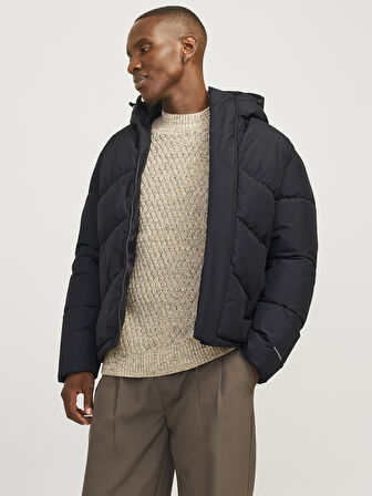 Jack & Jones Jjworld Puffer Jacket Erkek Mont 12259850 Black