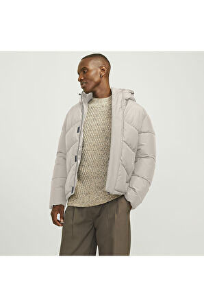 Jack & Jones Jjworld Puffer Jacket Erkek Mont 12259850 Moonbeam