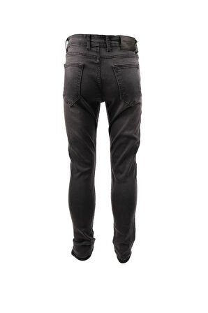 V214 Erkek Slim Likralı Jean Pantolon Tom Gri