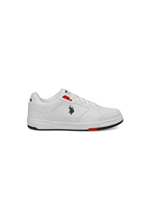 4W Presto 4Pr U.S. Polo Assn. Erkek Spor Ayakkabı A101812436 BEYAZ/KIRMIZI