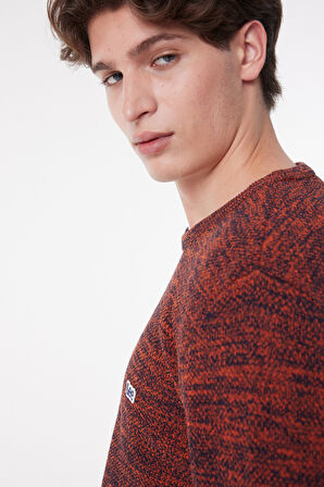 LEE Value Coll. M Crew Neck Knitwear Erkek Kazak L212149700 Orange