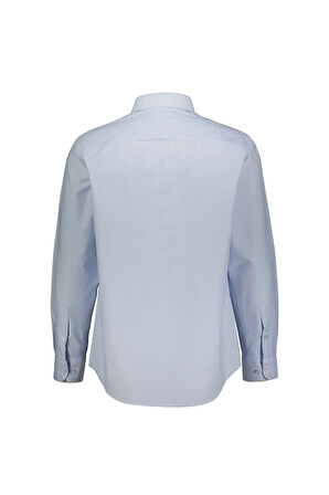 Armürlü Regular Buz Mavisi Erkek Gömlek Gm2025300030