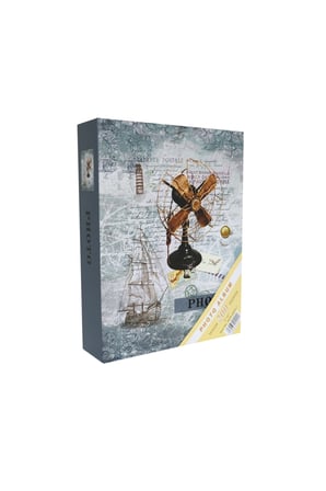 Rabsev RS4602-1 Fotoğraf Albümü 10x15cm 200 Fotoğraf Kapasiteli Pervane Desenli Anı Albümü