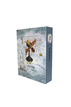 Rabsev RS4602-1 Fotoğraf Albümü 10x15cm 200 Fotoğraf Kapasiteli Pervane Desenli Anı Albümü