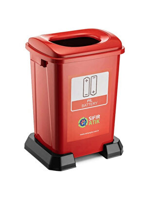 Geri Dönüşüm Kutusu Pil Atık Kutusu Sıfır Atık Kutusu 50 Lt - 1 ADET