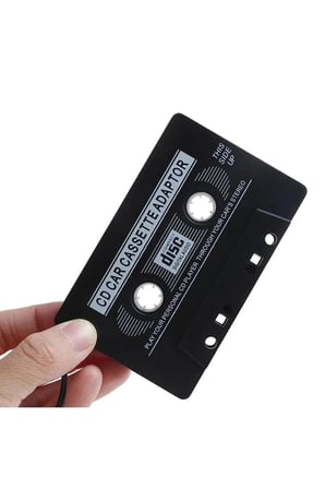 Araç Kasetçalar AUX MP3 Adaptörü-Kaset Adaptörü 3.5mm Telefon-Bilgisayar-Mp3 Uyumlu