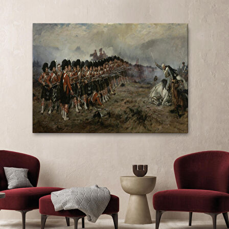 Robert Gibb'in İnce Kırmızı Çizg Tablosu -The Thin Red Line-6602