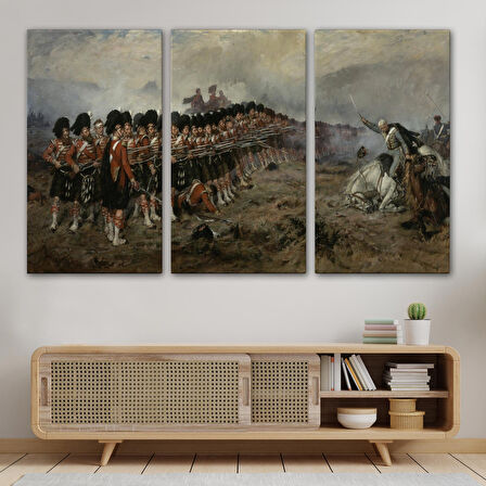 Robert Gibb'in İnce Kırmızı Çizg Tablosu -The Thin Red Line-6602