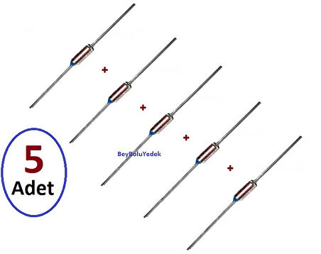 Tefal Termik Limit Sigortası 5 ADET, Tost Makinesi 240 Derece Termik Diyot Sigorta 240°C