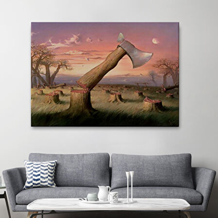 Kelebek Etkisi Sürreal Tablosu-6603