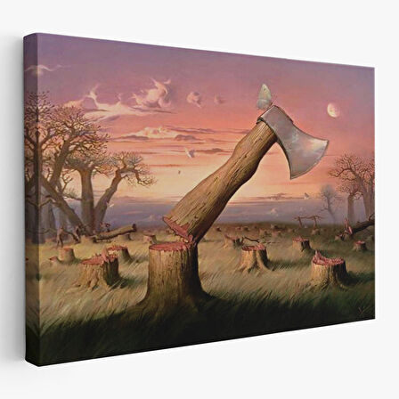 Kelebek Etkisi Sürreal Tablosu-6603