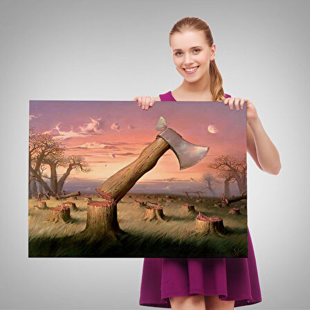 Kelebek Etkisi Sürreal Tablosu-6603