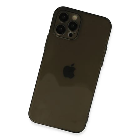Apple iPhone 12 Pro Max Kılıf Fly Lens Silikon - Siyah