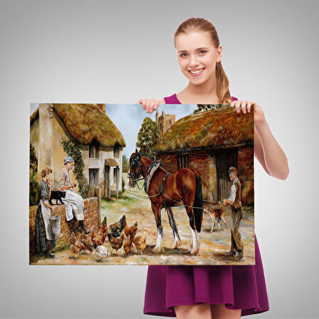 Ortacağ Alman Köyü Duvar Tablosu-6605