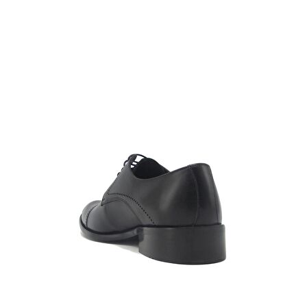FOSCO FSC-5045 SİYAH ERKEK ÇİFT YÜZ BAĞLI YUVARLAK BURUNLU KLASİK AYAKKABI