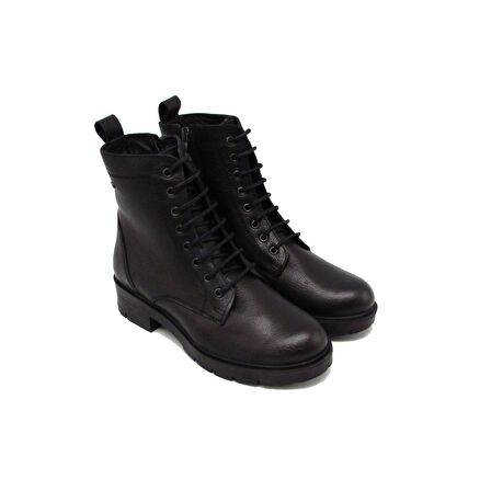 CASTLE BLACK CB43560 SİYAH KADIN KÜRKLÜ POSTAL BOT