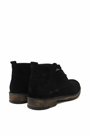 FOSCO FSC1541 SİYAH NUBUK ERKEK BAĞLI KLASİK TERMO BOT